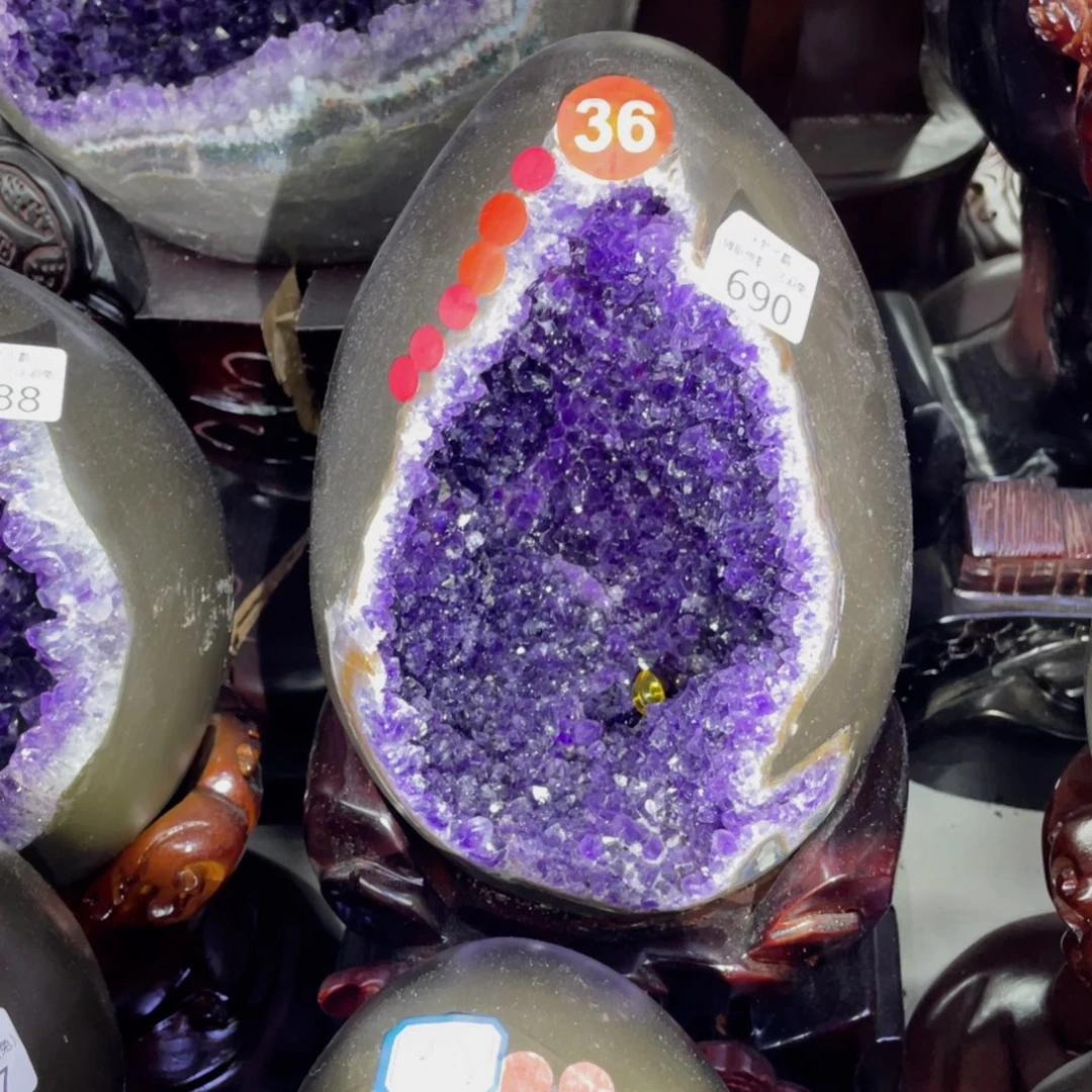 大型摆件（非配饰）未镶嵌紫晶小潘