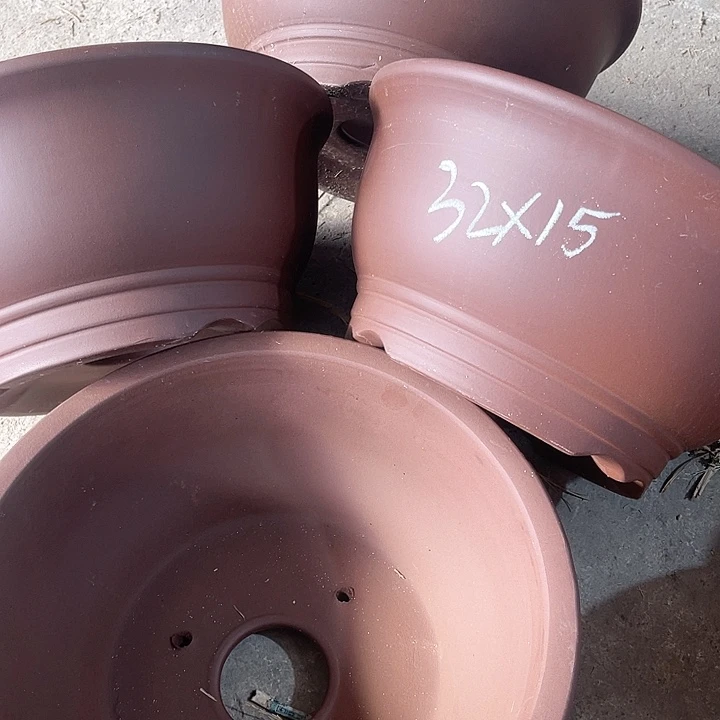 紫砂花盆100-4。32-15