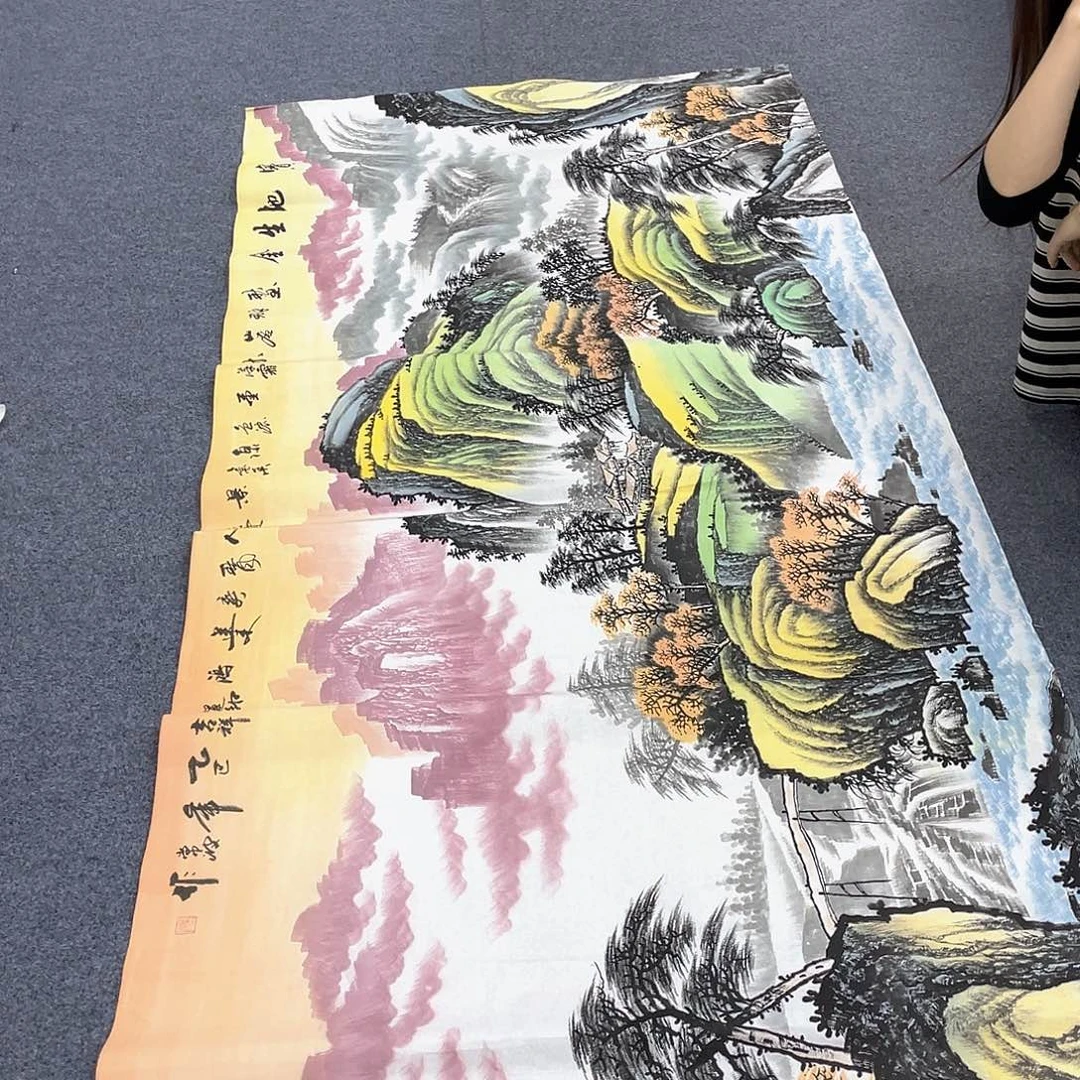 国画作品小姐姐放漏…