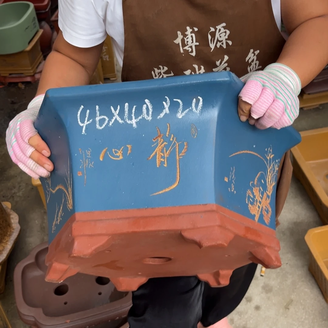 紫砂花盆盆景艺术