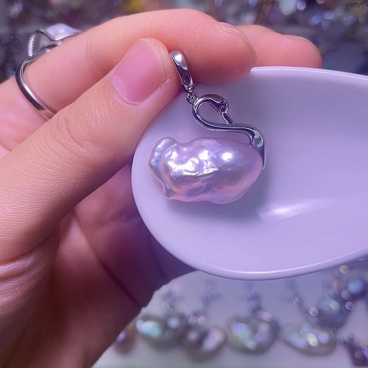 颈饰合金淡水珍珠47