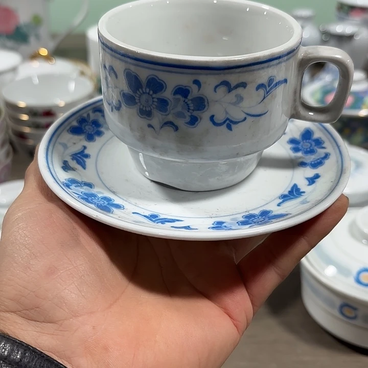 陶咖啡杯，碟咖啡杯，咖啡杯碟