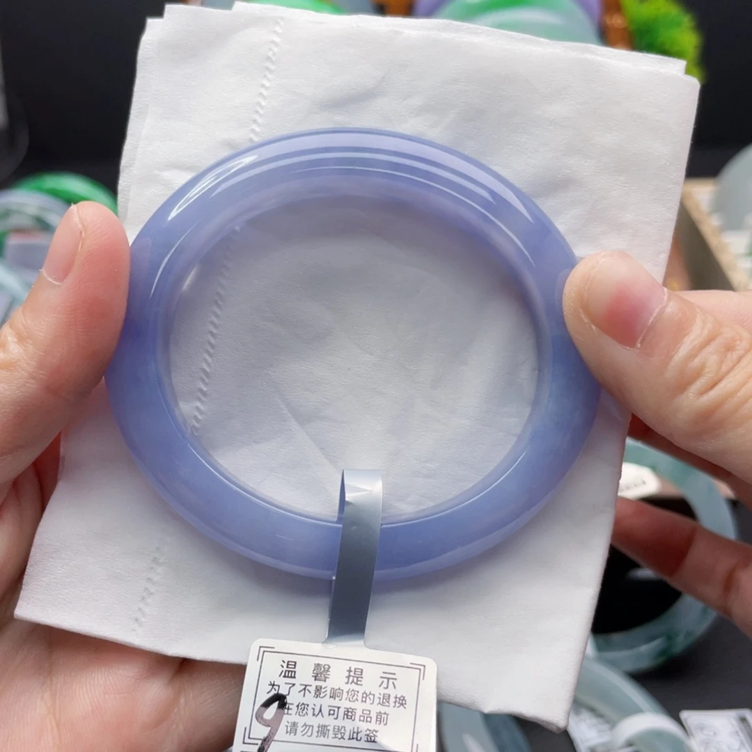 翡翠手镯未镶嵌花*✨53贵妃浓紫分单2