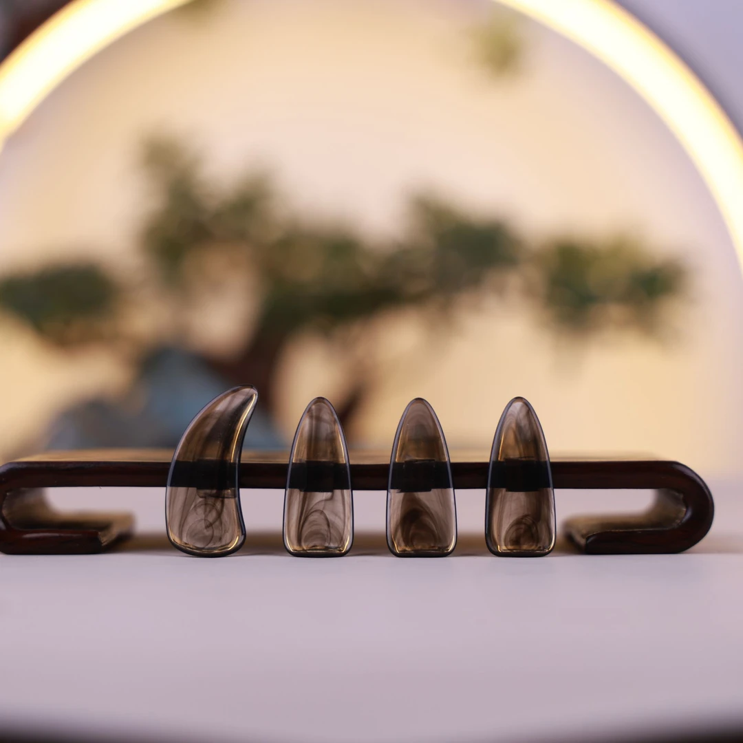 力坤驰韵纳米古筝指甲单面弧双面弧精修款初学入门成人儿童义甲