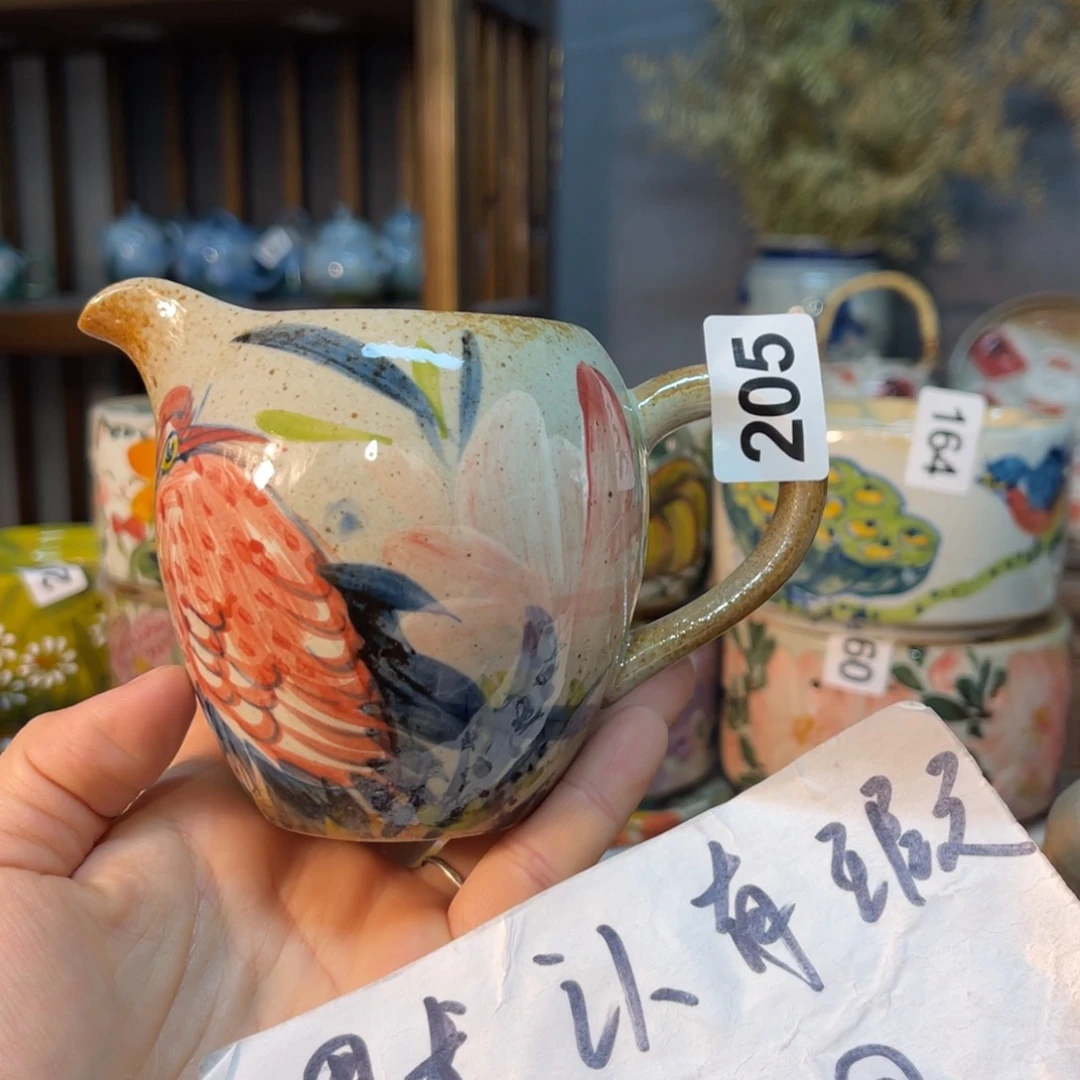杯素浅陶瓷手工手绘