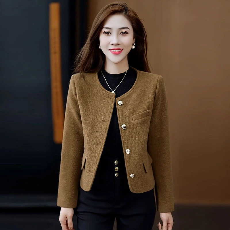 法式名媛小香风短外套女春秋2025新款春季宽松休闲精致高端小个子