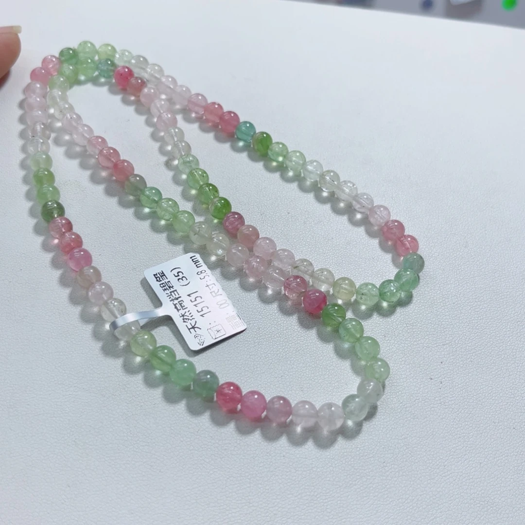 未镶嵌手链碧玺多样性发一条