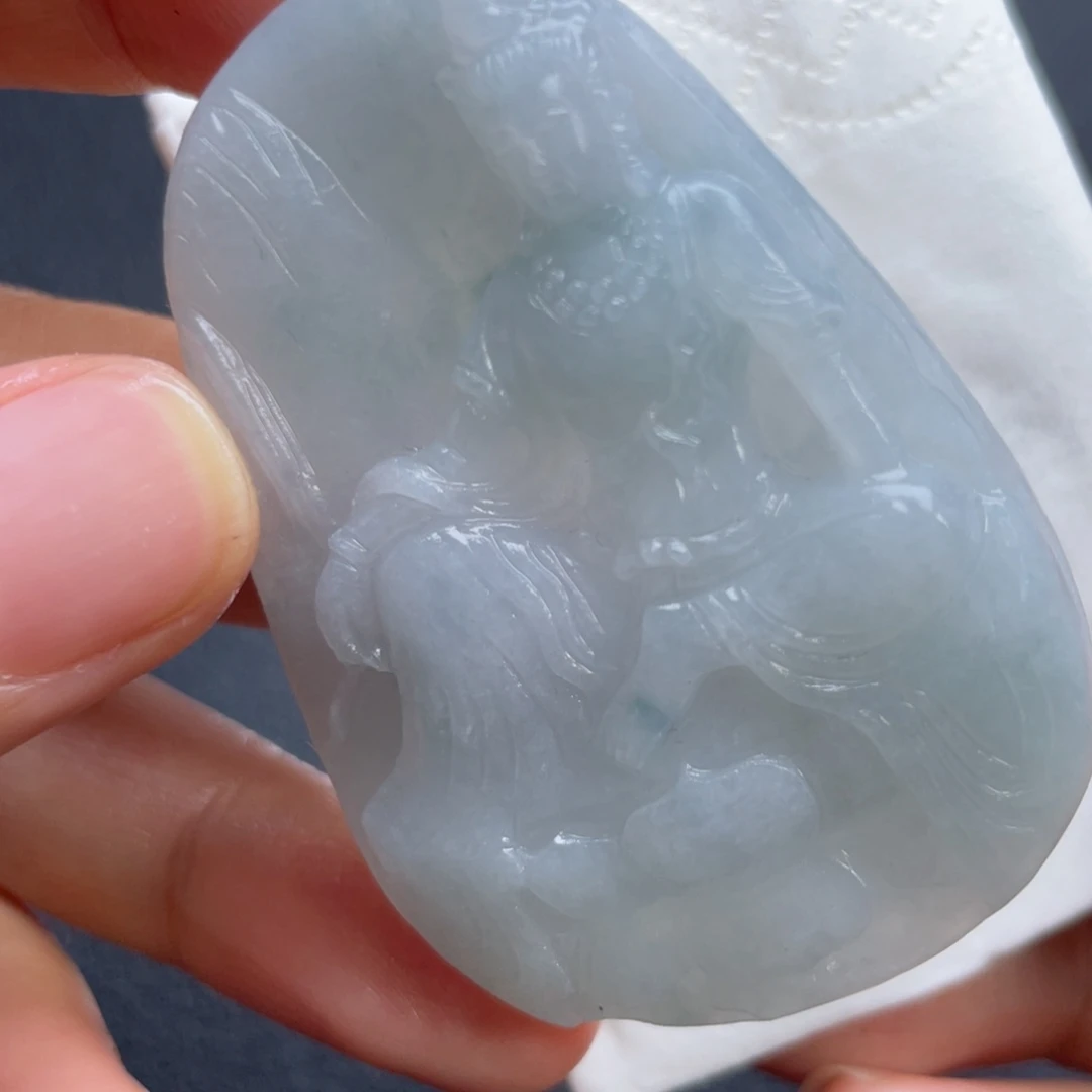 定制翡翠未镶嵌翡翠吊坠