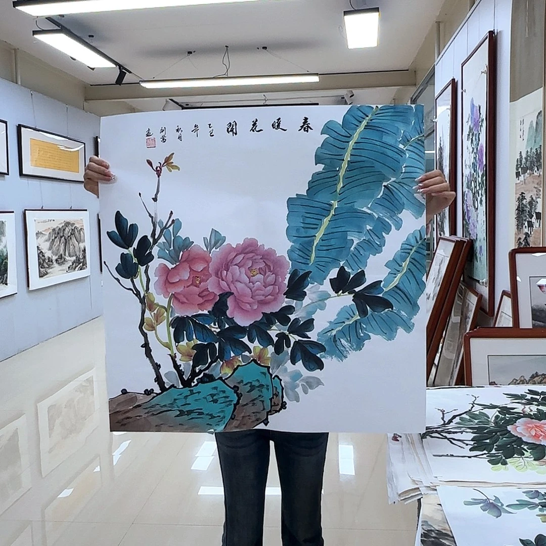 国画国画作品多次