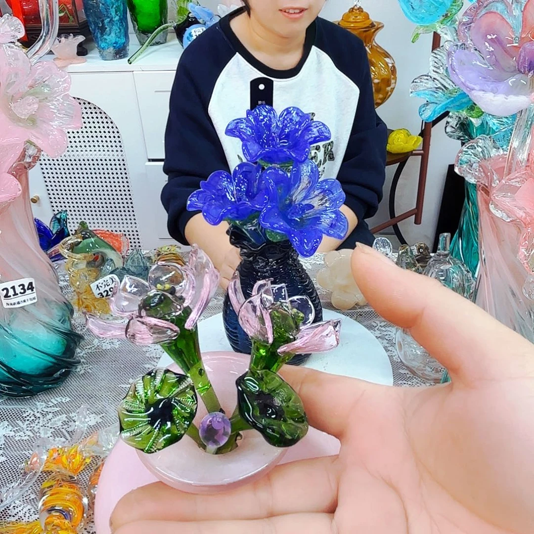 调***态福利不退不琉璃花瓶花器艺术品
