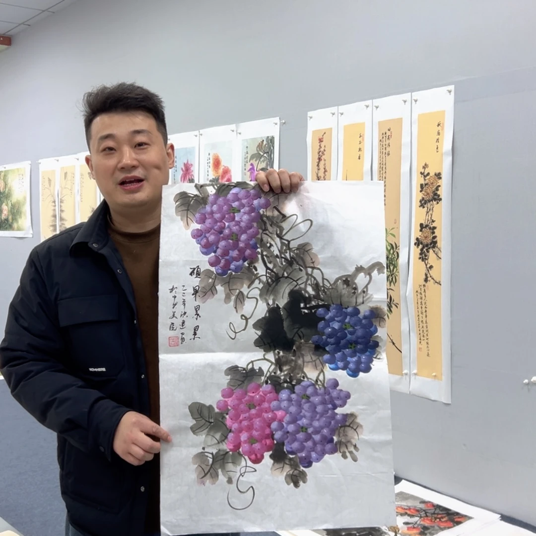 国画国画作品宣纸纯手绘