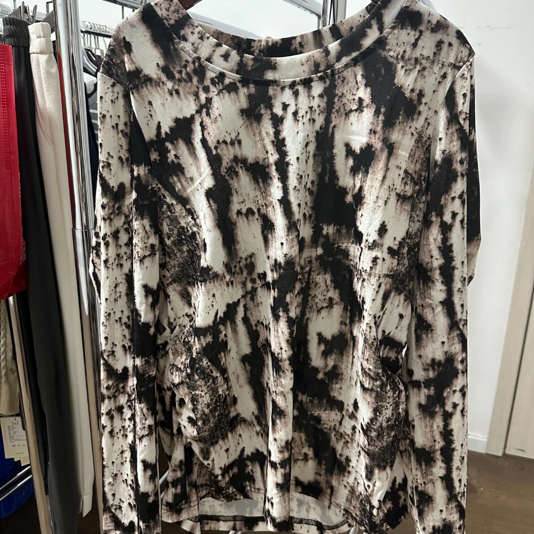 定制不支持7天无理由桑蚕丝弹力植绒上衣