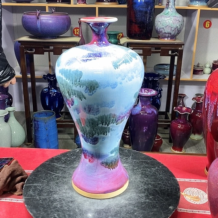 瓶中国神垕精品钧瓷