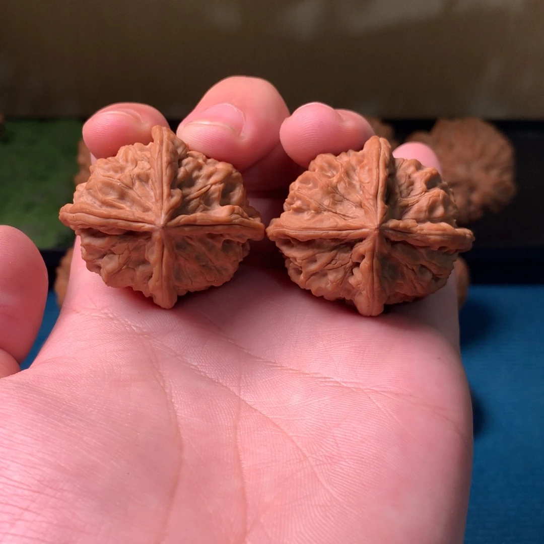 把件文玩核桃42玉溪四棱