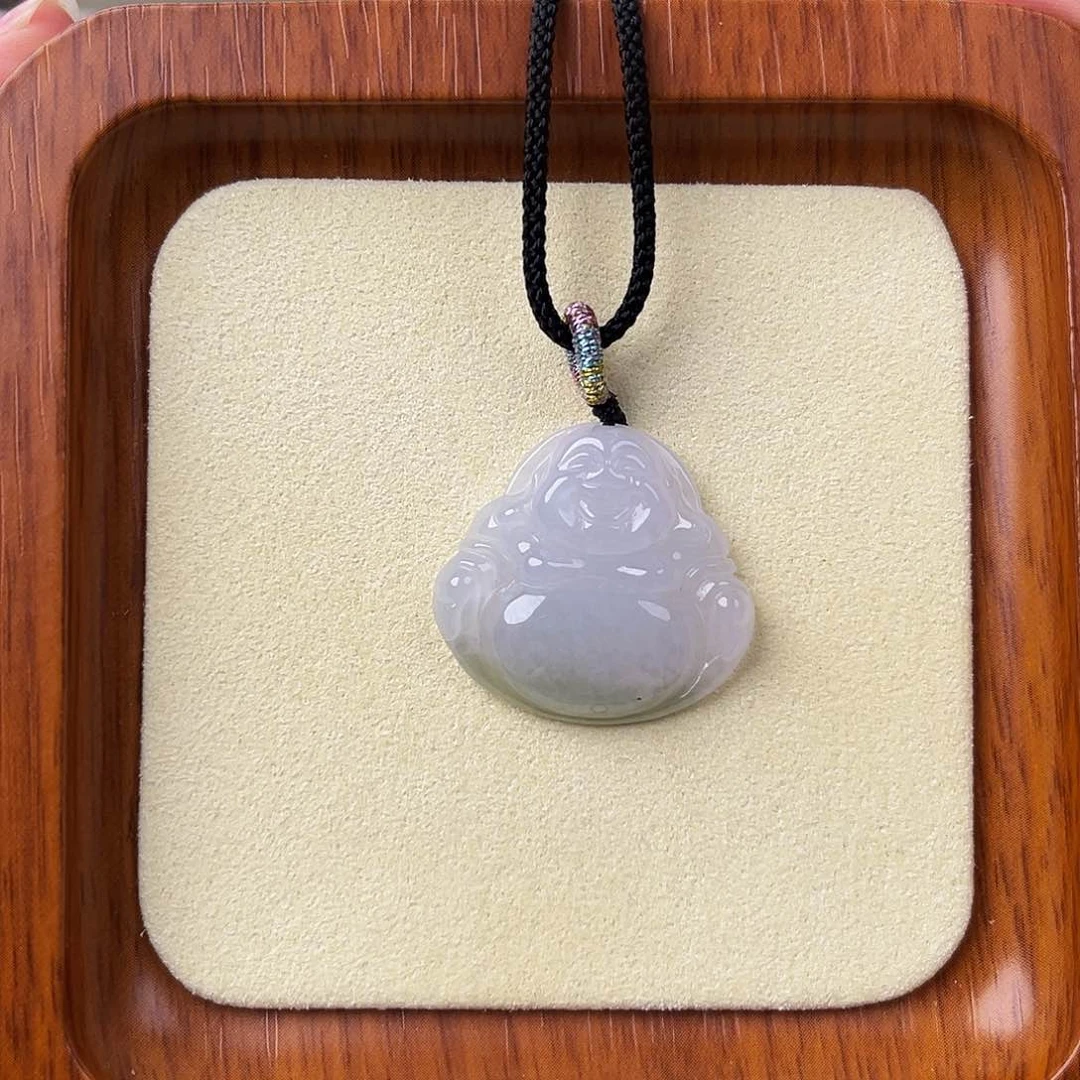 翡翠未镶嵌颈饰佛公