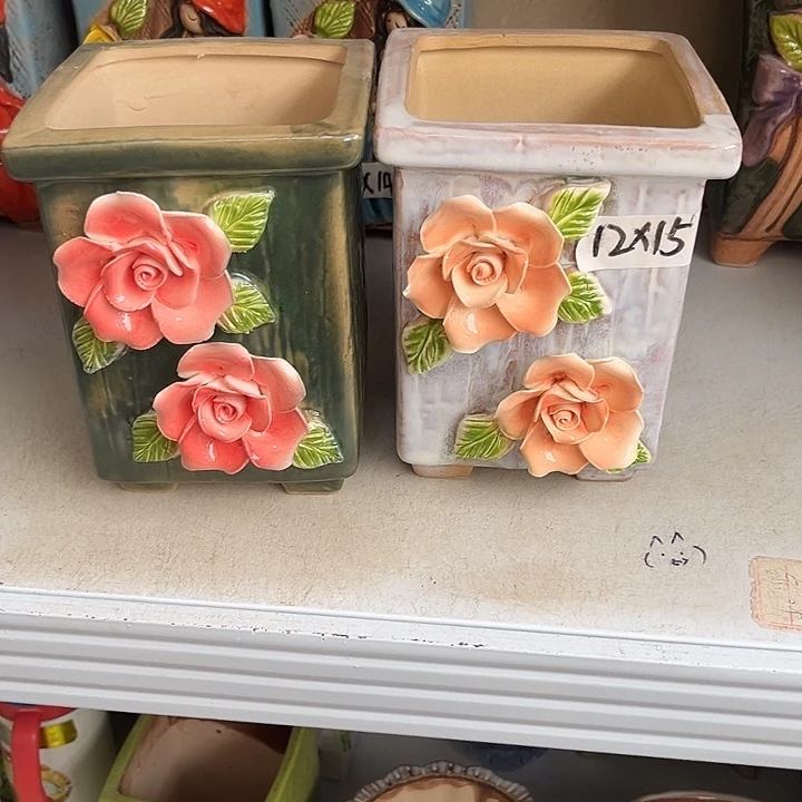 粗陶材质多肉花盆