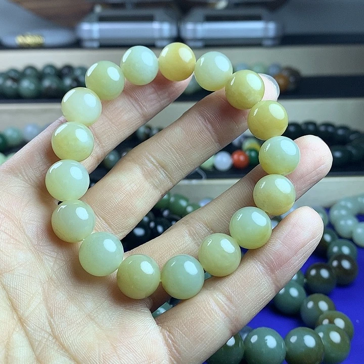 和田玉手串未镶嵌