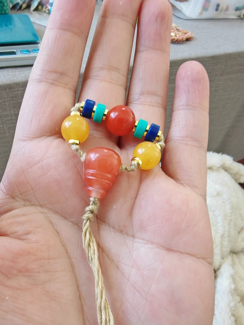 天然宝山南红三通套5-9（散着发货，回家自己串）