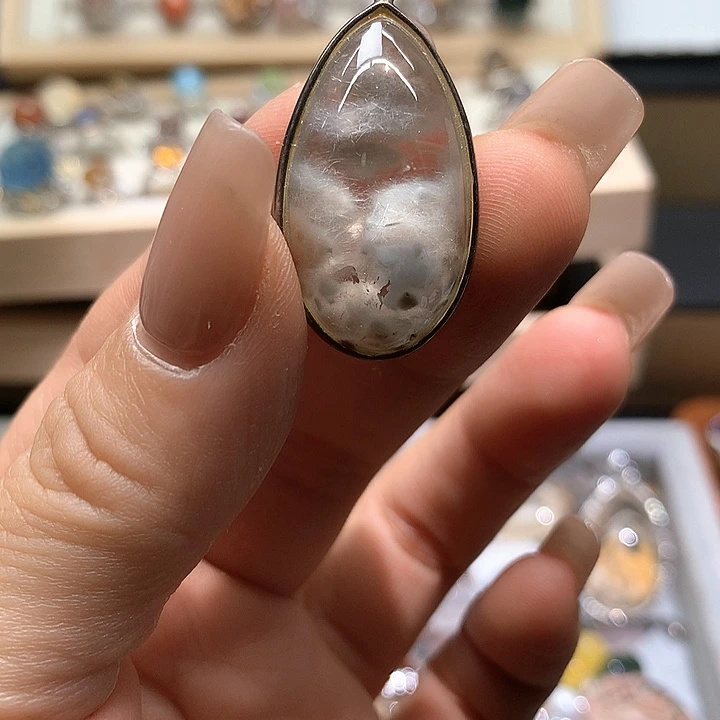 三***夏未镶嵌戒指水晶水晶