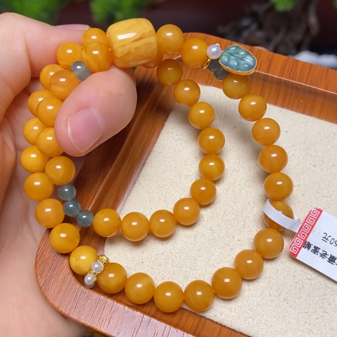 【闪购商品】未镶嵌蜜蜡手链手串