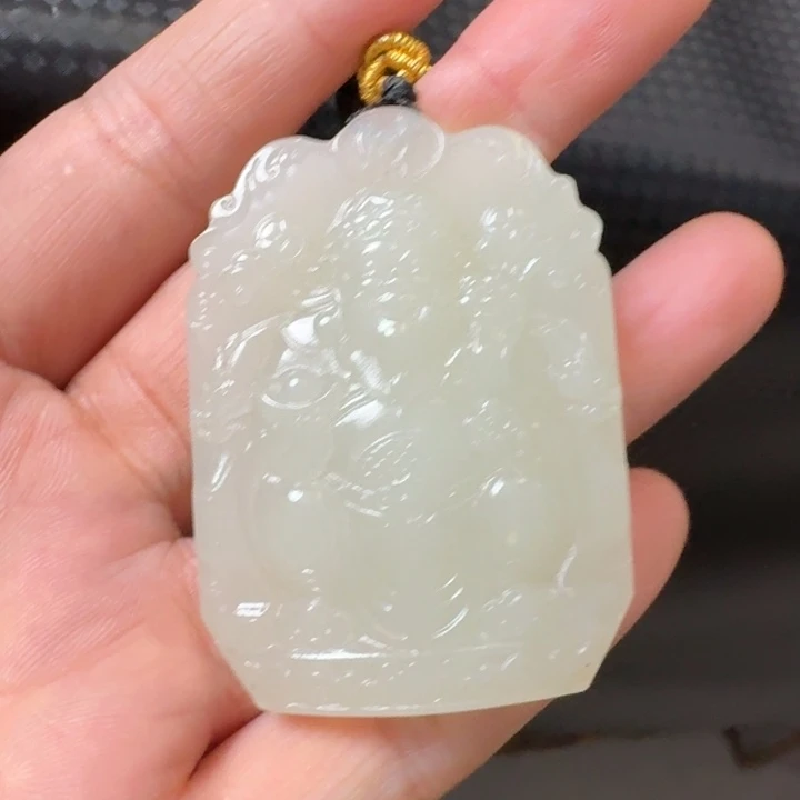 颈饰未镶嵌和田玉财神爷