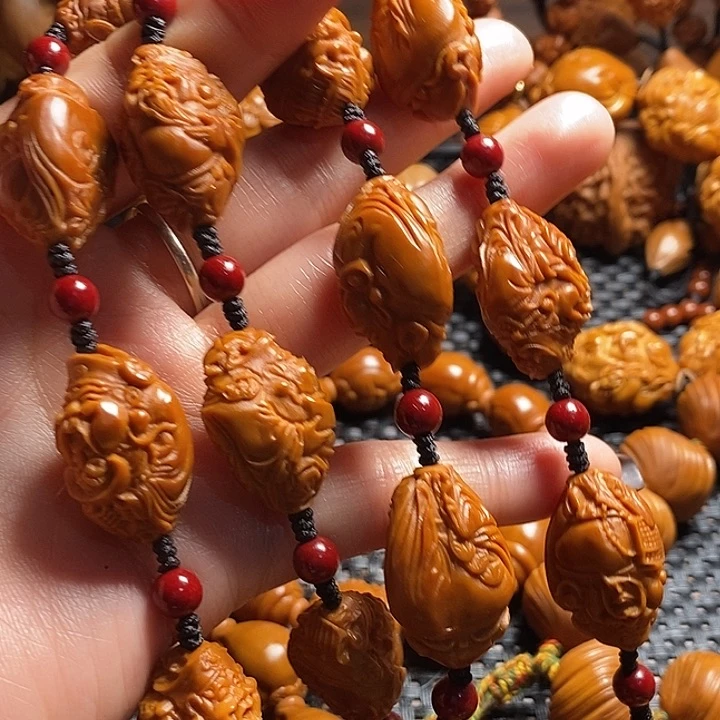 吊坠橄榄核财神脖挂