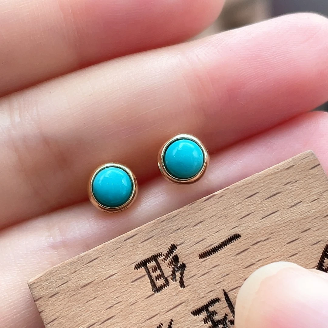 绿松石银S925镶嵌颈饰