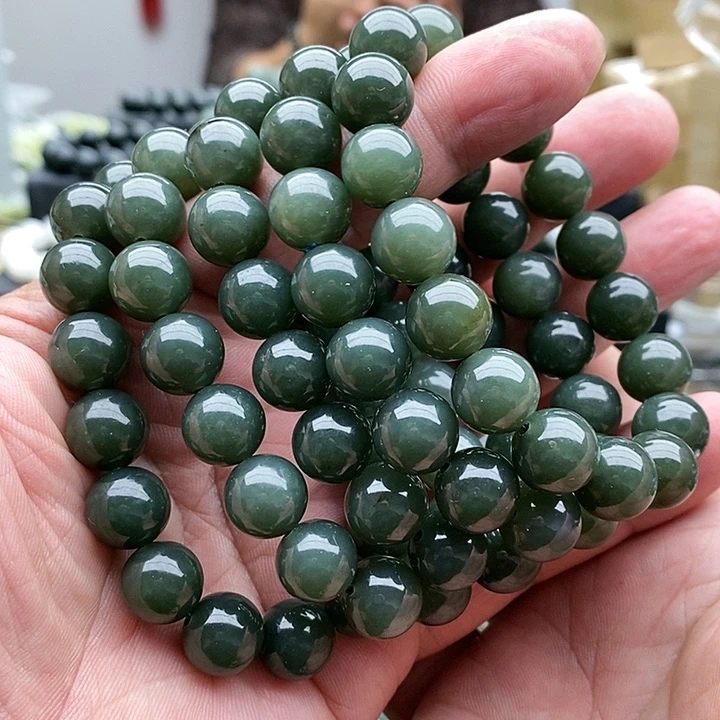 【闪购商品】未镶嵌手串和田玉12且末蓝多样性发货拍一发一