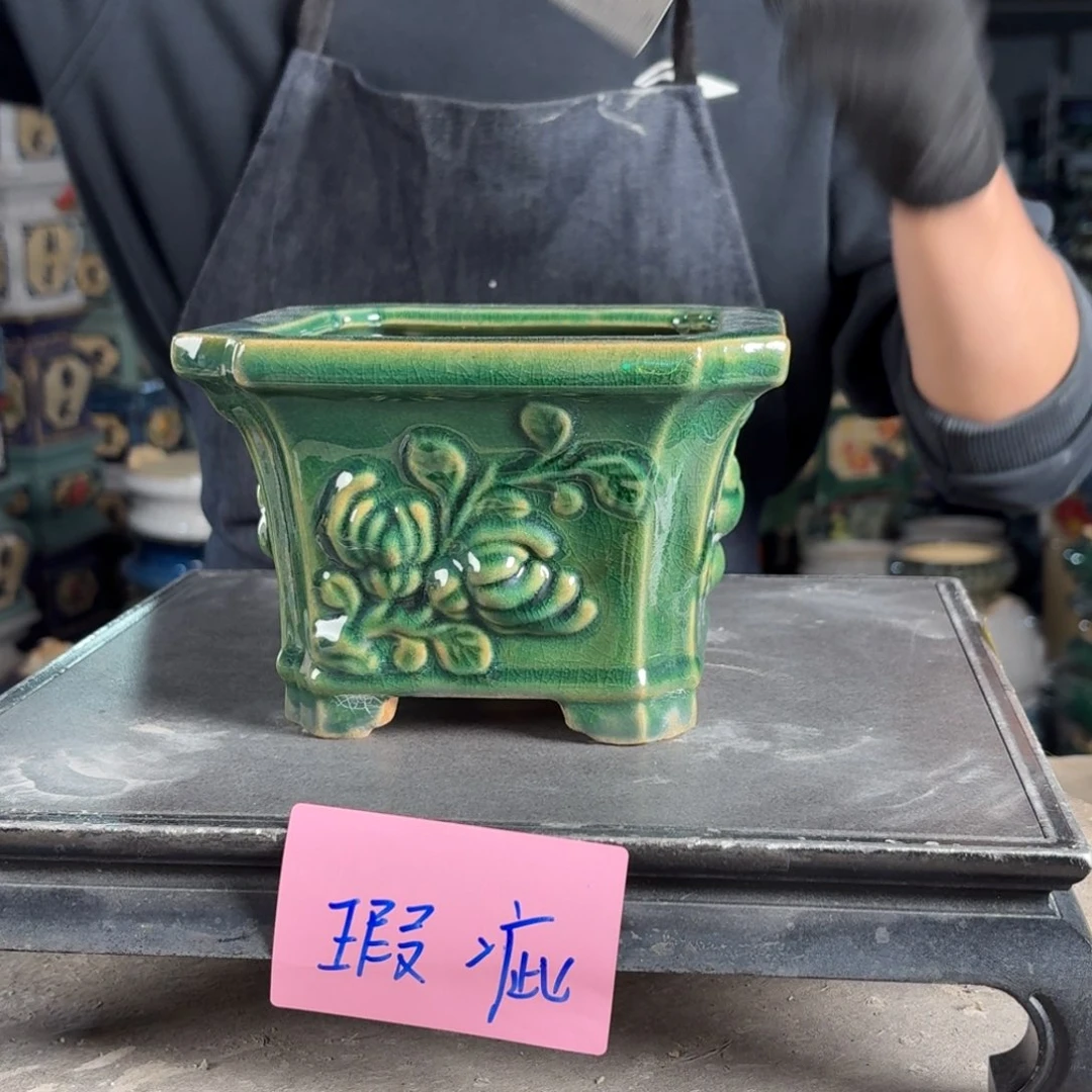 一风堂石湾花盆 内12*9