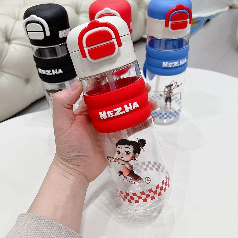 哪吒太空杯吸管水杯子敖丙敖光哪吒魔童闹海学生大容量上学专用