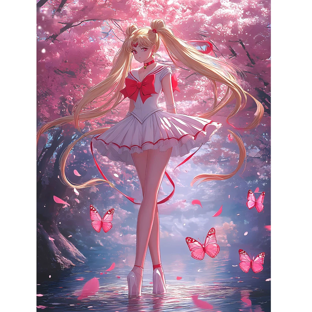 美少女战士成人解压玩具儿童益智玩具木质异形拼图diy新年礼物