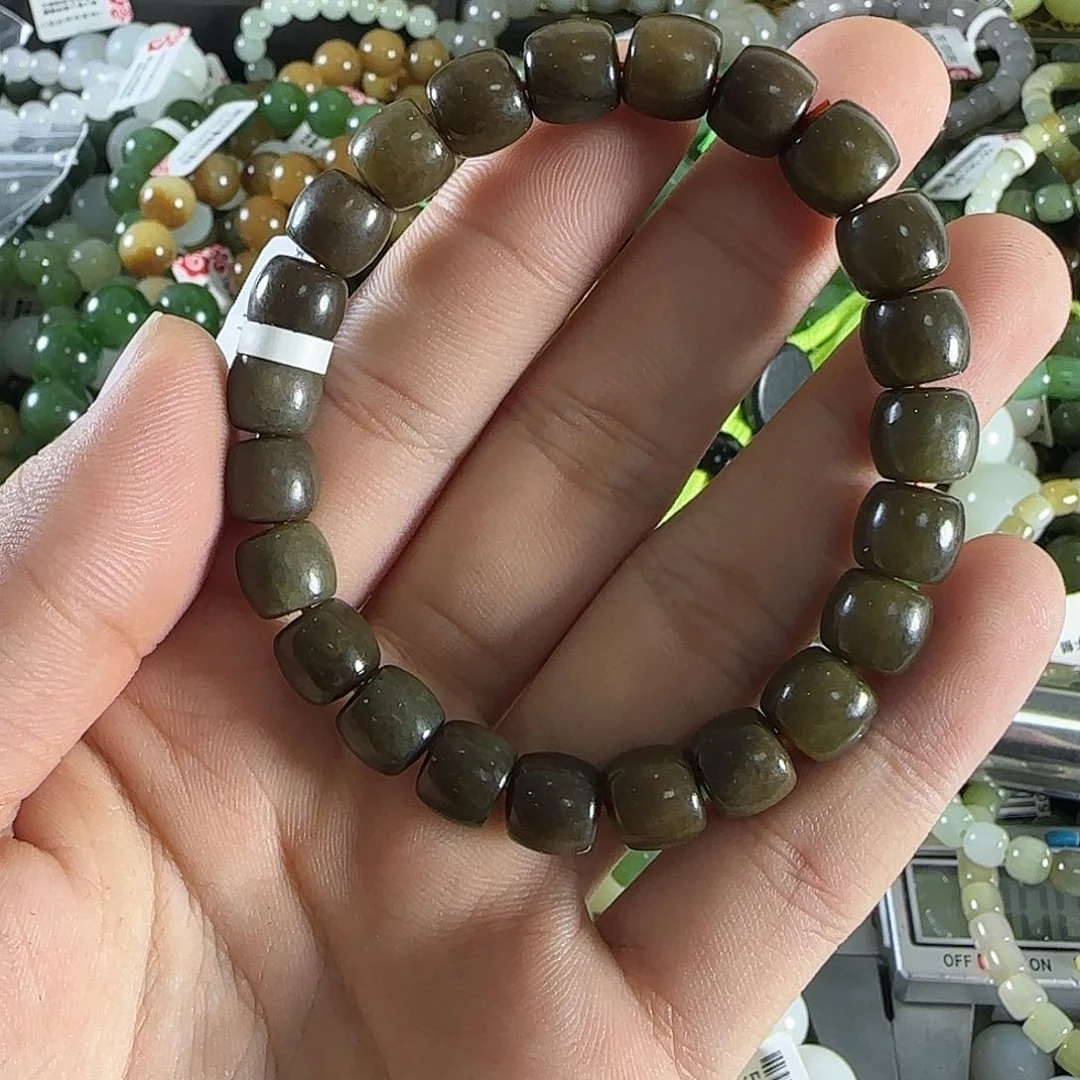 和田玉手链未镶嵌87