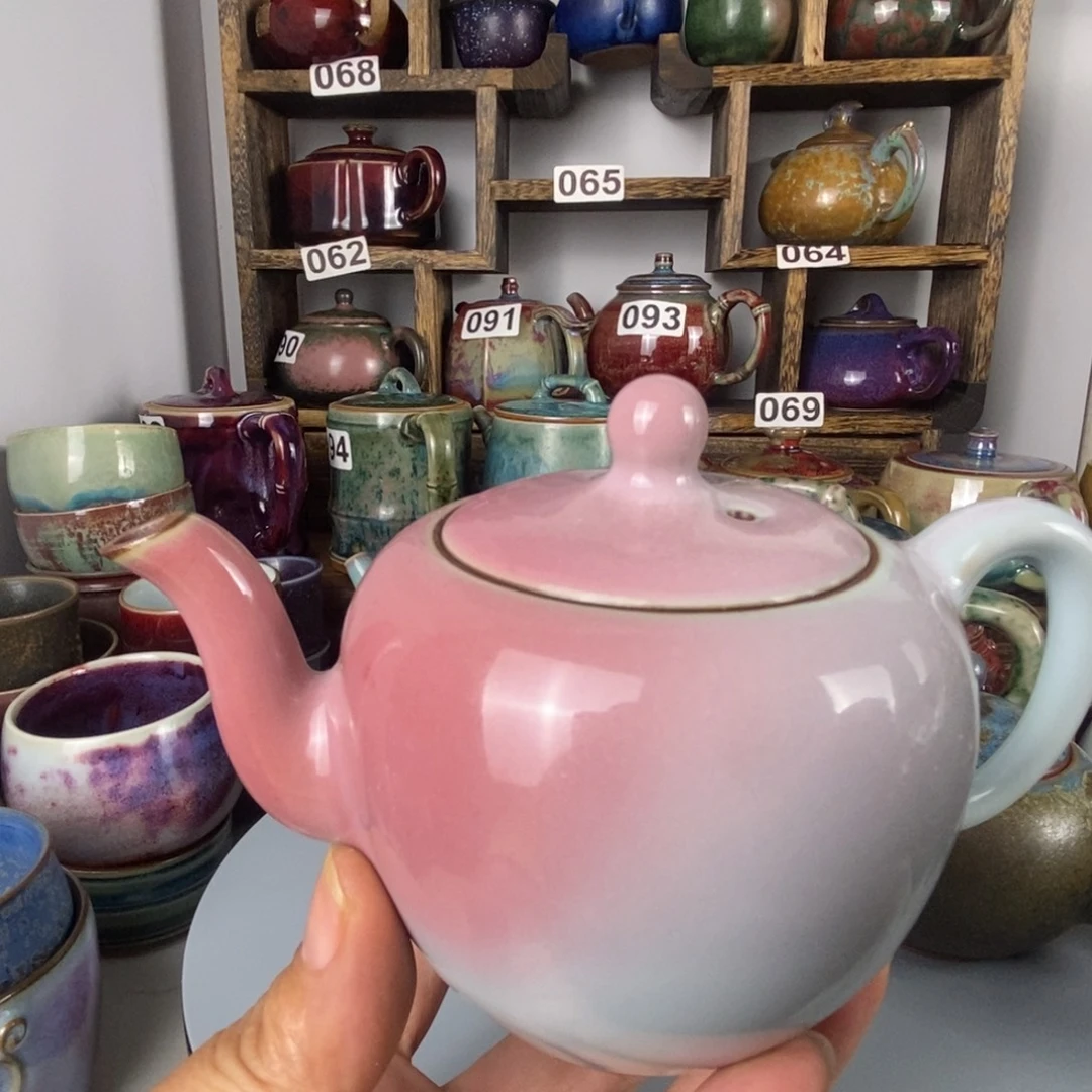 方***淼中国神后钧瓷茶具处理