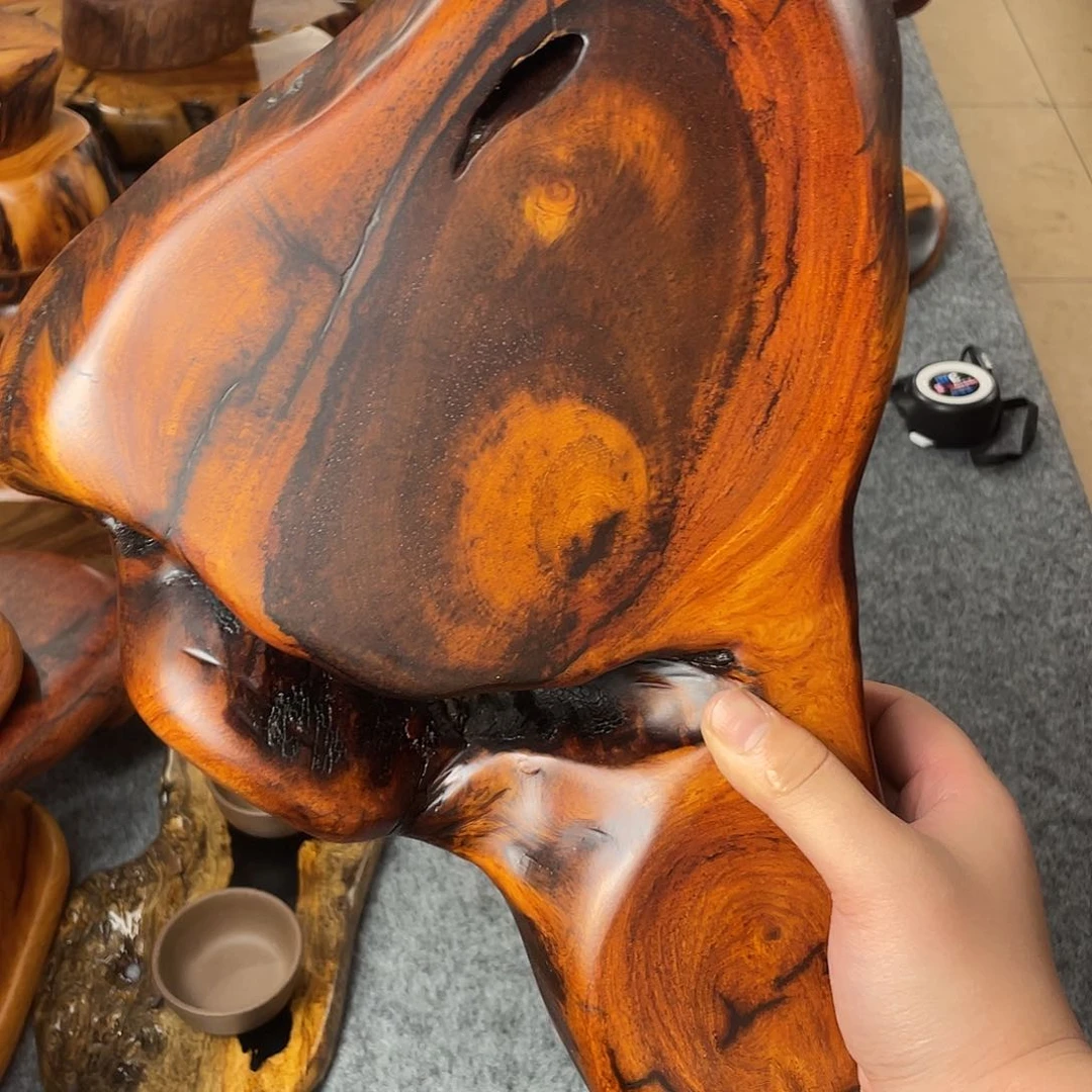 花梨木实木随行底座