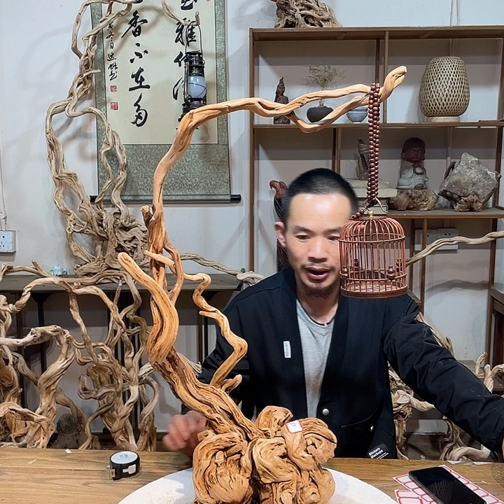 香榧木杜鹃根天然摆件一