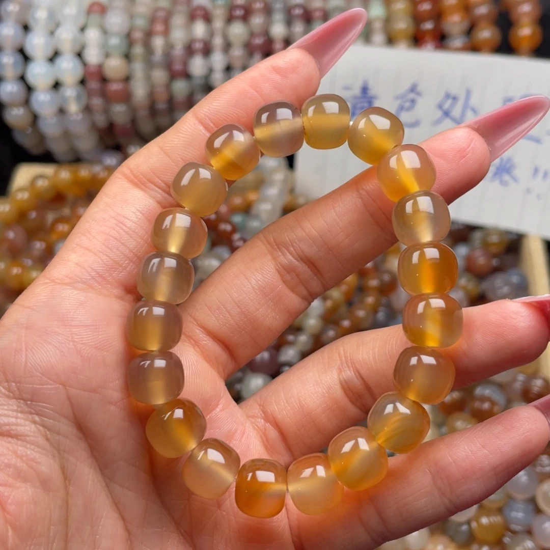 且***l玛瑙/玉髓未镶嵌手链