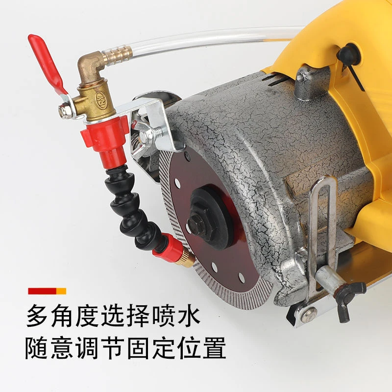 切割机云石机角磨机通用喷水装置雾化防尘喷雾降温配件
