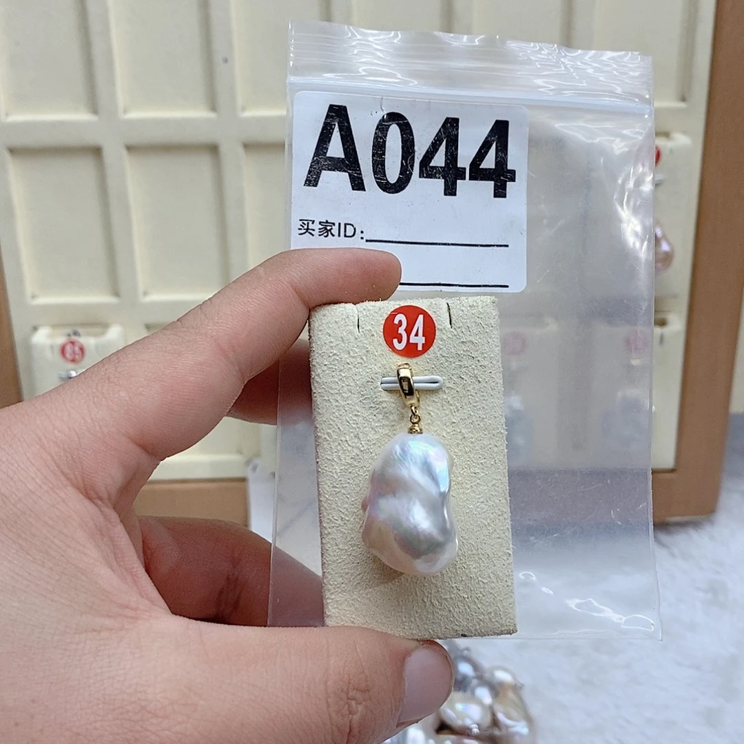 淡水珍珠银S925镶嵌颈饰