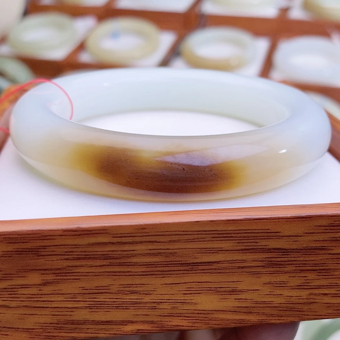 和田玉手镯未镶嵌58.4