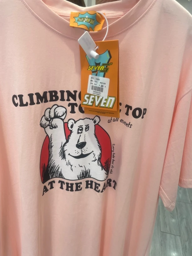 胖mm夏季大码超宽松显瘦遮肉卡通印花圆领短袖T恤女