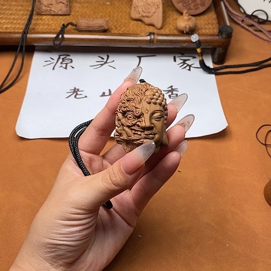 檀香木手串/手链一念之间手把件