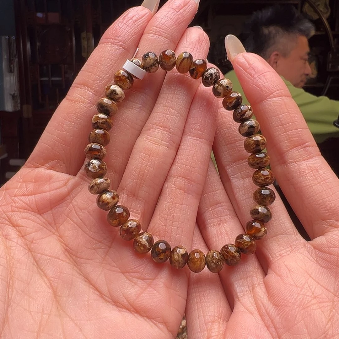 琥珀裸石未镶嵌抚顺琥珀20500-3。7mm