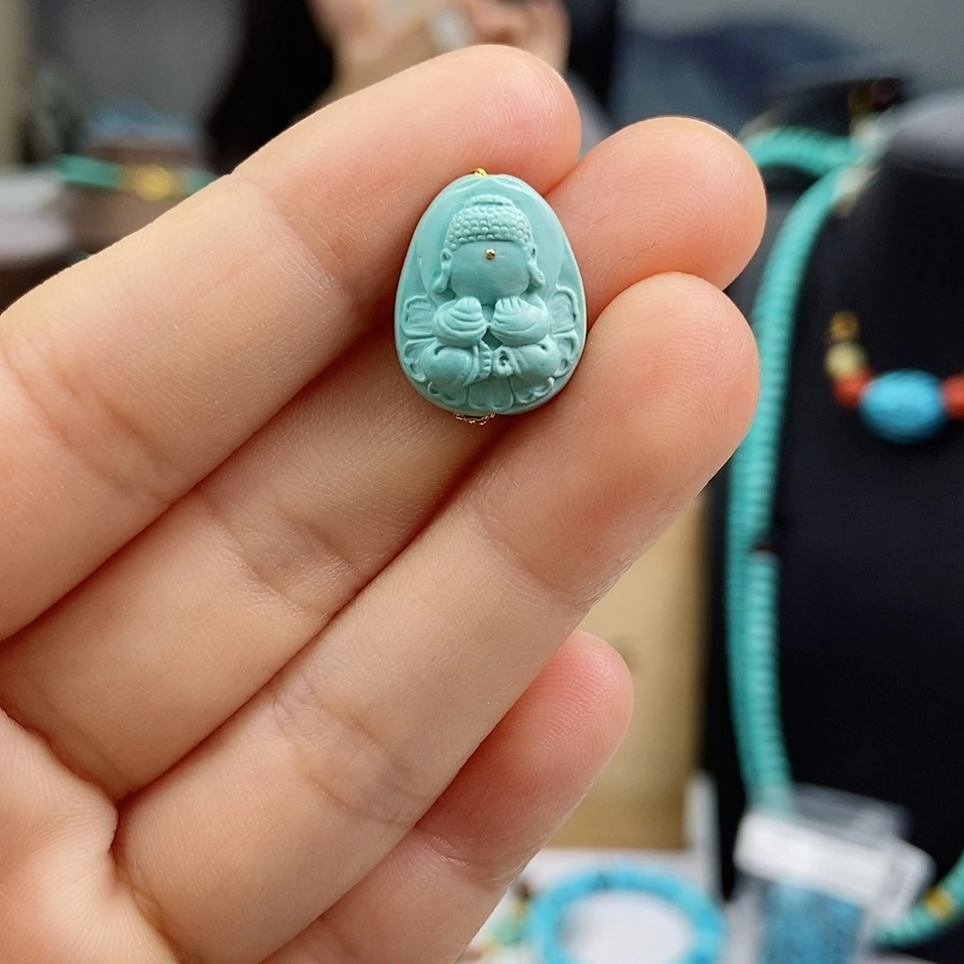 未镶嵌绿松石珠宝奇石