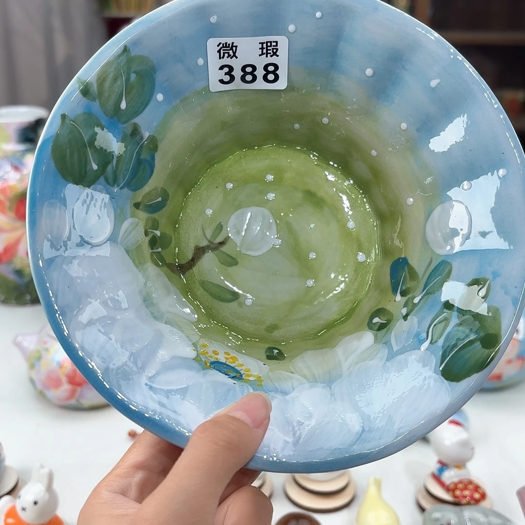 景德镇手绘高温釉下彩陶瓷茶具