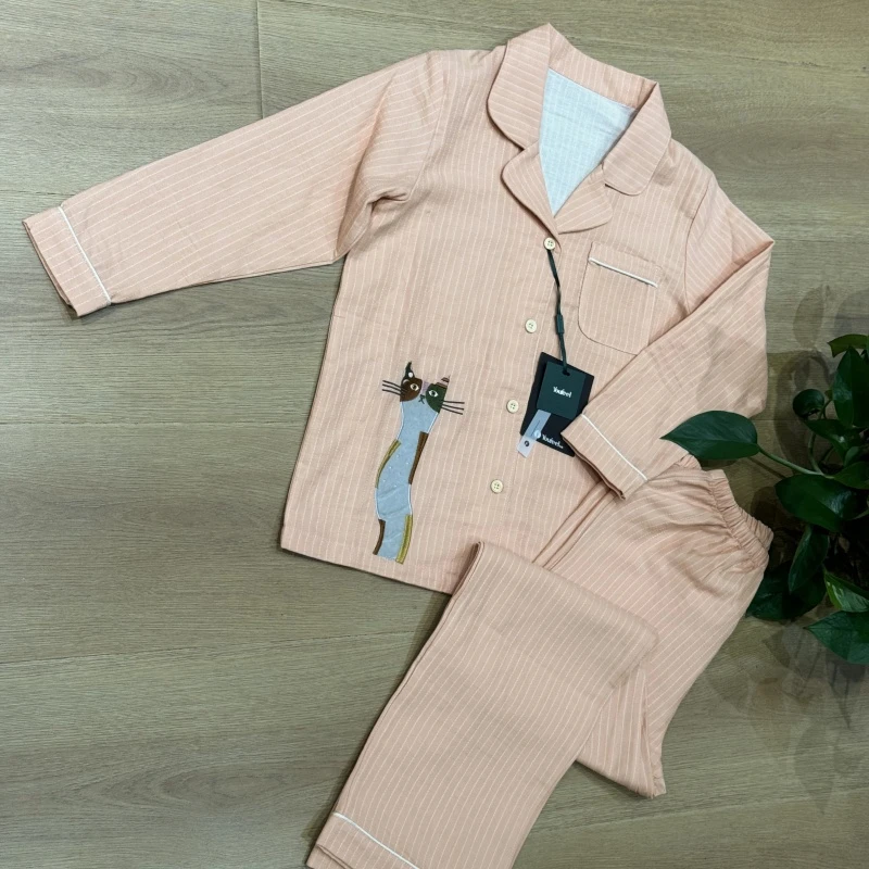 【有斐家居】双层纱色织玉玲珑家居服-儿童款