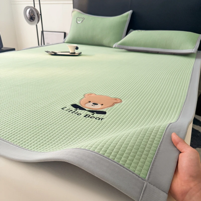 夏季凉感冰豆豆床席款凉席凉而不冰透气宿舍床垫空调软席折叠水洗