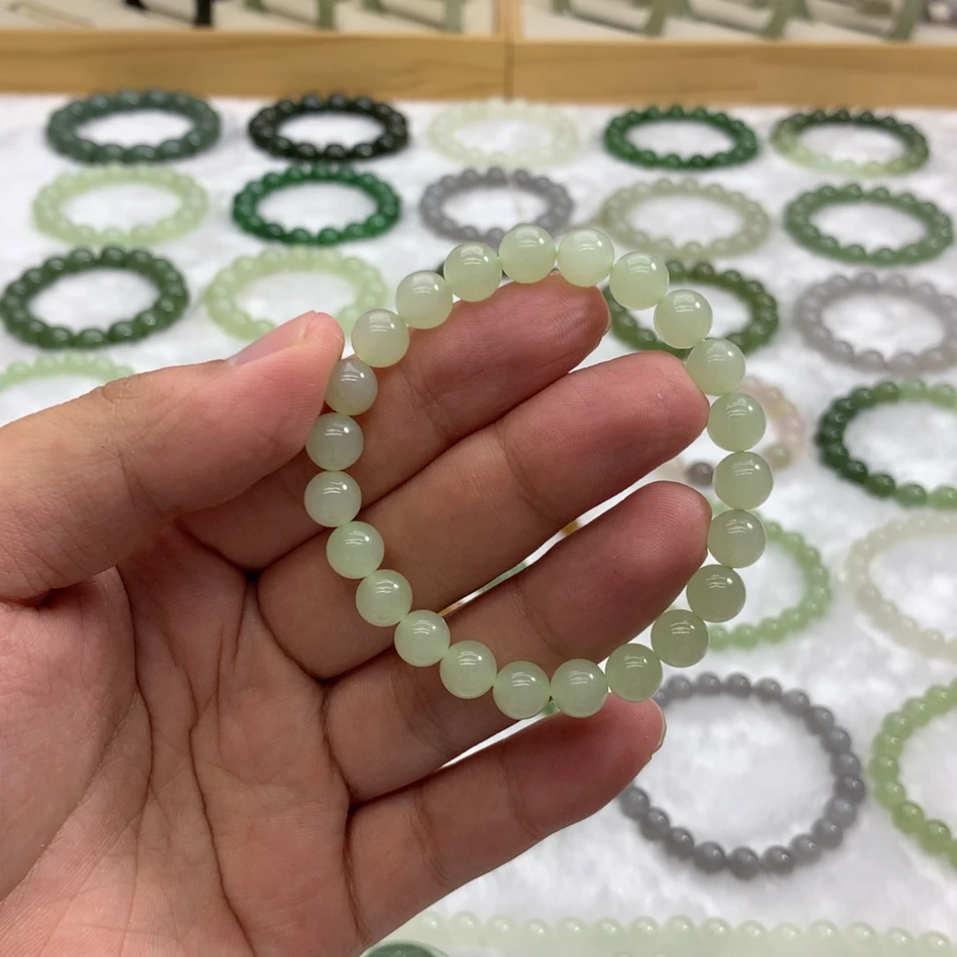 手串未镶嵌和田玉（冰晴水8）