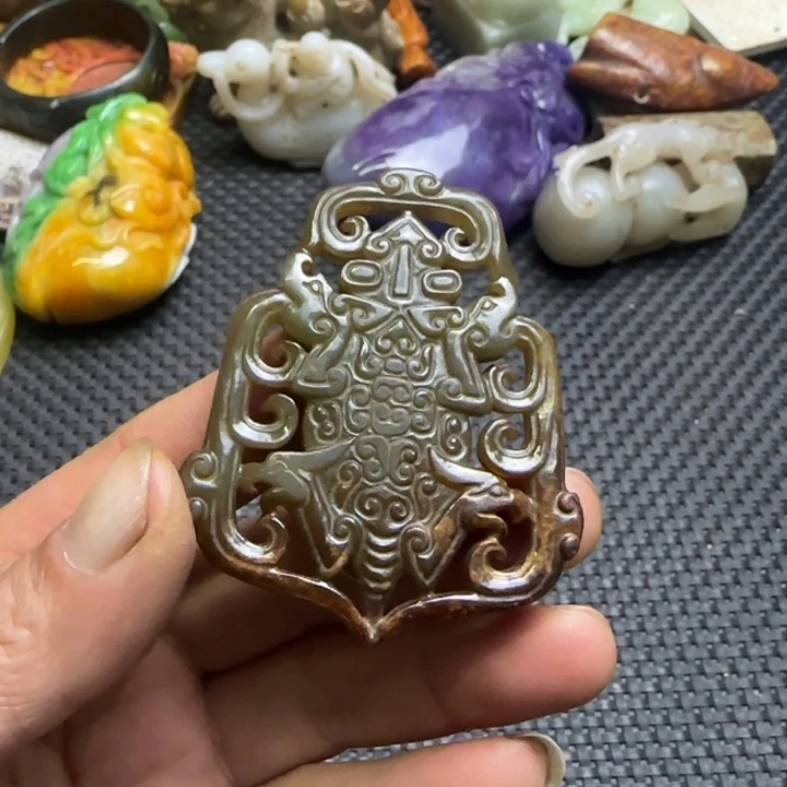 紫金钵盂菩提吊坠