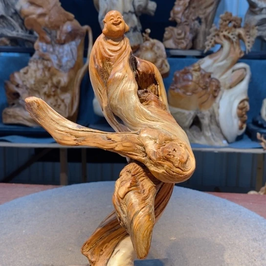 柏木（崖柏）根雕摆件