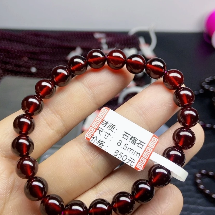 【闪购商品】石榴石手链未镶嵌不*了